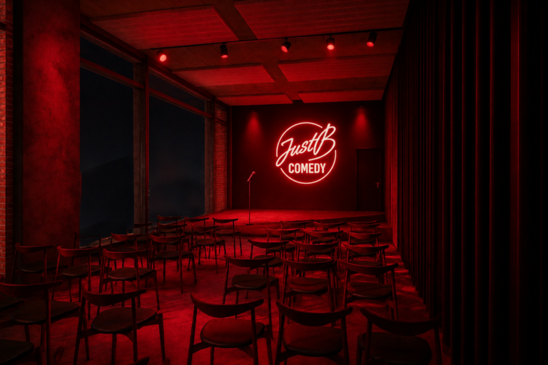 La scène de stand-up du bistrot théâtre Just B à Renens